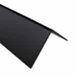 Aluminium Hoekprofiel 45 x 286 mm Ral 9005 - Gitzwart - Fijnstructuur mat In kleur